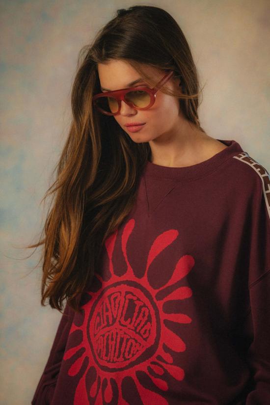  차오 차오 베케이션 스웨터 엠보싱 오스 스웨트셔츠 - CIAO CIAO VACATION