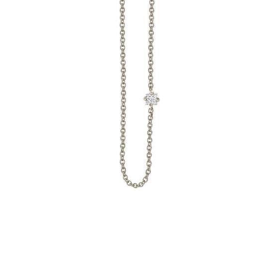  리지 맨들러 파인 주얼리 목걸이/팬던트 화이트 다이아몬드 플로팅 네크리스 목걸이 - LIZZI MANDLER FINE JEWELRY