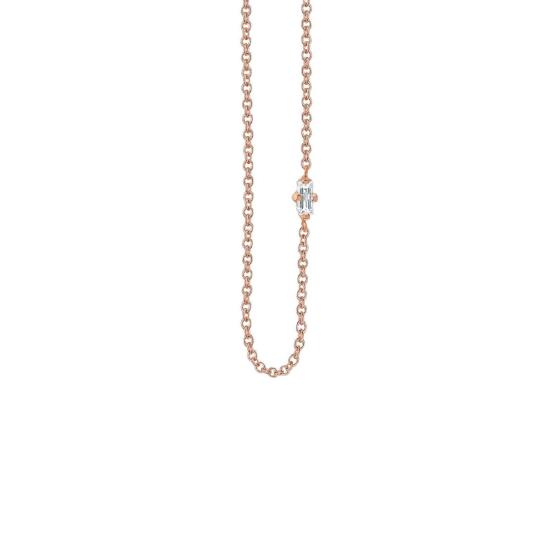  리지 맨들러 파인 주얼리 목걸이/팬던트 화이트 다이아몬드 플로팅 네크리스 목걸이 - LIZZI MANDLER FINE JEWELRY