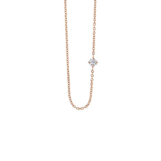  리지 맨들러 파인 주얼리 목걸이/팬던트 화이트 다이아몬드 플로팅 네크리스 목걸이 - LIZZI MANDLER FINE JEWELRY