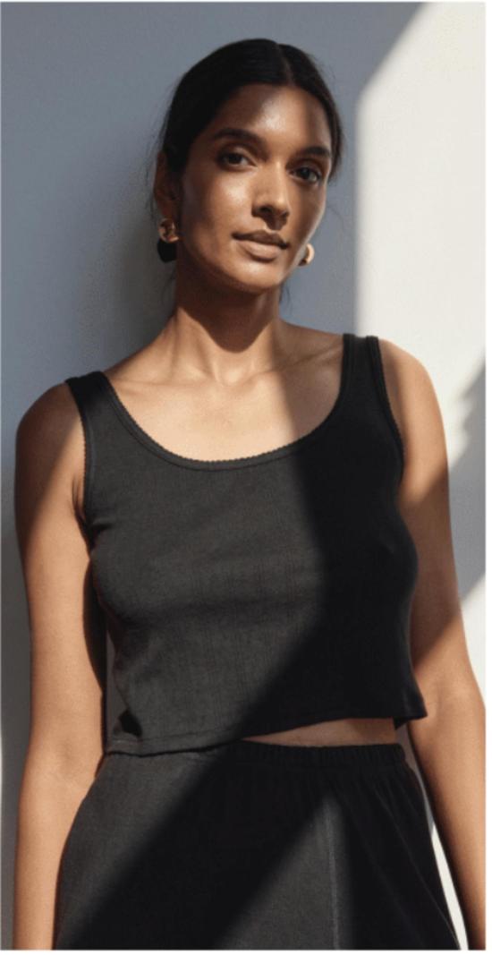  퍼스트 라이트 민소매 티셔츠 포인트엘 스쿱 탱크 - FIRST RITE
