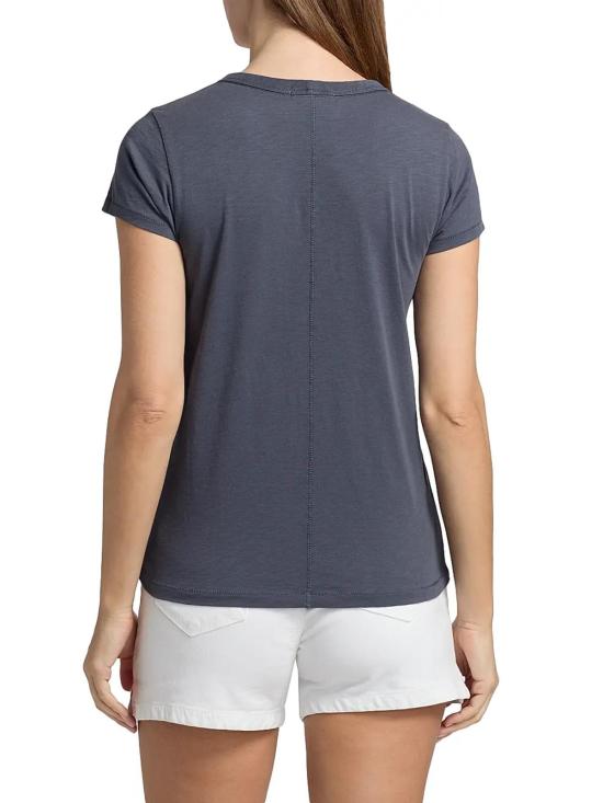  랙앤본 반팔 티셔츠 Rag & Bone The Slub Tee Storm Blue - RAG & BONE