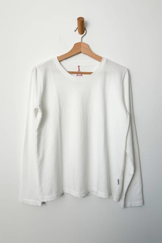 르 본 숍 긴팔 티셔츠 Le Bon Shoppe Everyday  빈티지 화이트 - Le Bon Shoppe