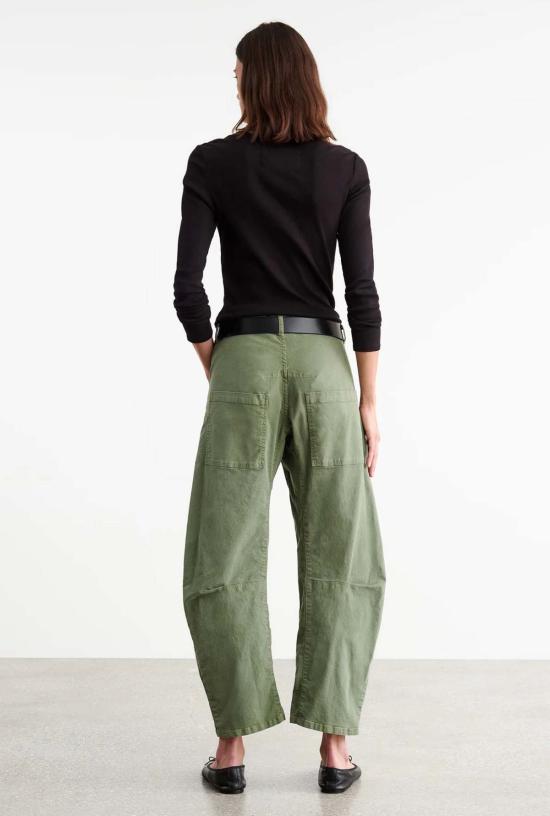  닐리로탄 스트레이트 팬츠 Nili Lotan Shon Pant 다크 카모 - NILI LOTAN
