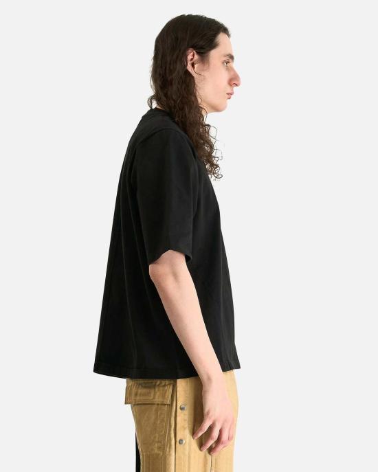  릭 오웬스 반팔 티셔츠 스몰 레벨 티셔츠 - RICK OWENS