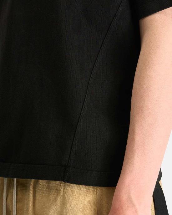  릭 오웬스 반팔 티셔츠 스몰 레벨 티셔츠 - RICK OWENS