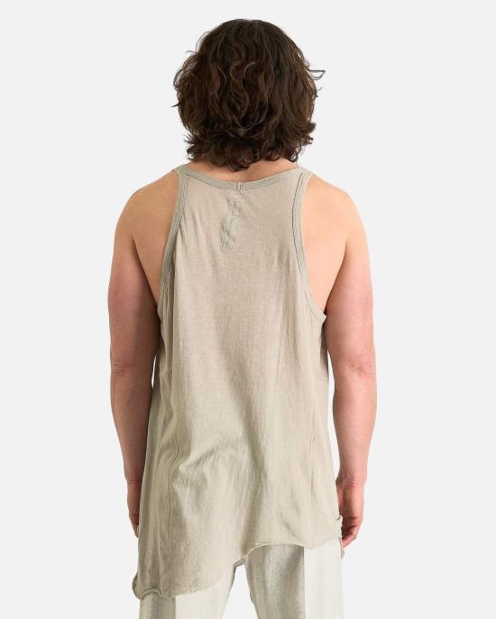  릭 오웬스 민소매 티셔츠 포그 탱크 펄 - RICK OWENS