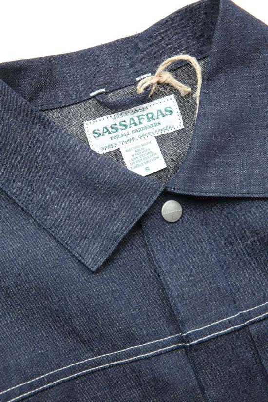  사사프라스 데님 자켓 가드너스 재킷 8온스 밀리터리 데님 (로우) - SASSAFRAS