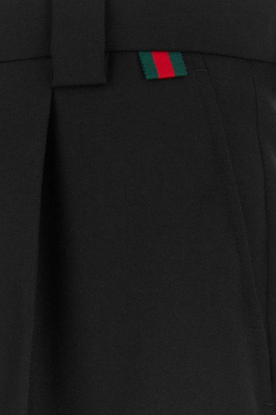  구찌 숏팬츠 블랙 트윌 버뮤다 쇼츠 블랙믹스 - GUCCI