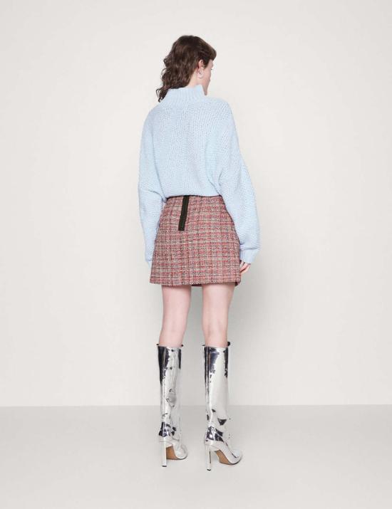  stella nova 숏 스커트 스텔라 노바 아스카 스커트 레드 믹스 - OTHER BRANDS