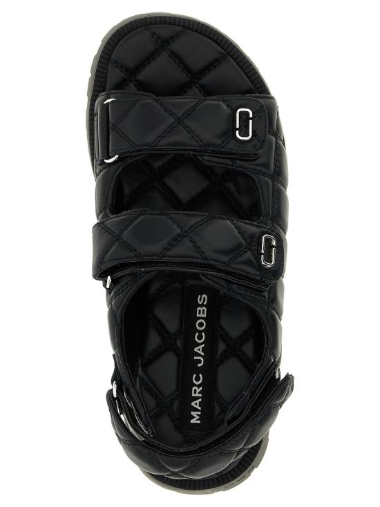  마크제이콥스 샌들 마크 제이콥스 퀼팅 써니  블랙 - MARC JACOBS