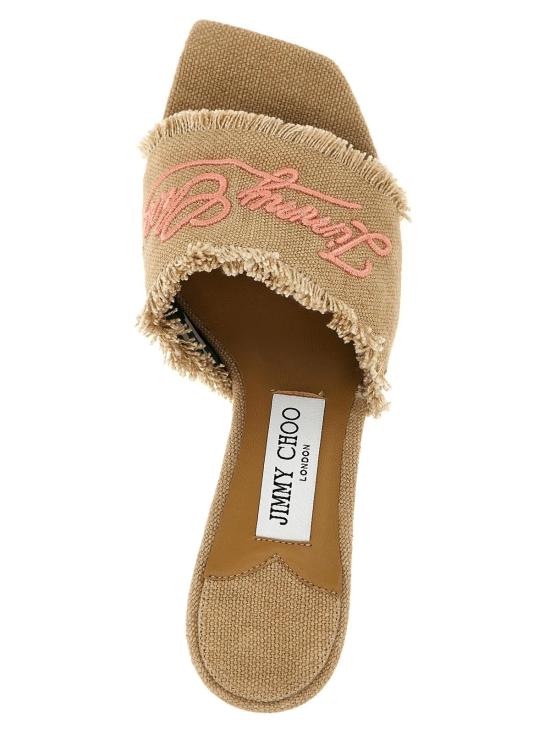  지미추 샌들 알렉시아 플랫폼  베이지 - JIMMY CHOO