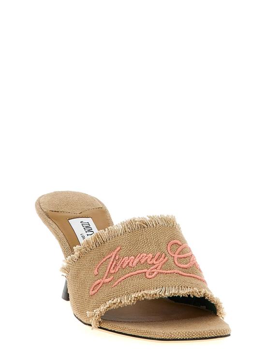  지미추 샌들 알렉시아 플랫폼  베이지 - JIMMY CHOO