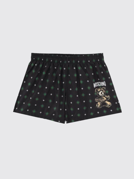 26SS 모스키노 스윔팬츠 42080274 1555 Black - MOSCHINO