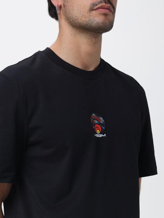 26SS 엠에스지엠 반팔 티셔츠 4040MM121N267002 99 Black - MSGM