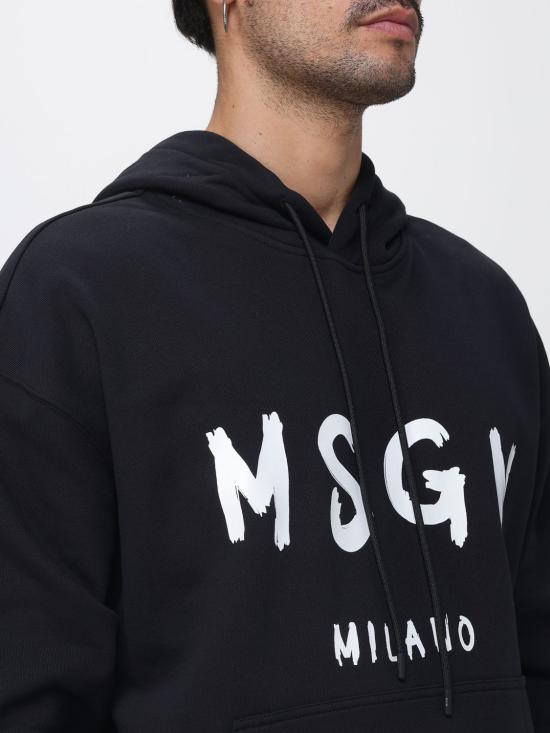 26SS 엠에스지엠 후드 티셔츠 2000MM515300000 99 Black - MSGM
