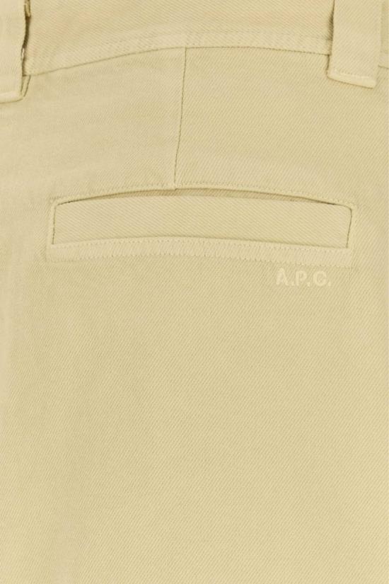  아페쎄 스트레이트 팬츠 A.P.C. 베이지 코튼  세이블 외피 - A.P.C.