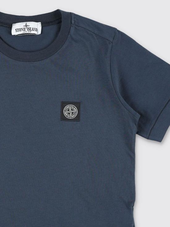 26FW [키즈] 스톤 아일랜드 티셔츠 2100003S0047 V0020 Blue - STONE ISLAND