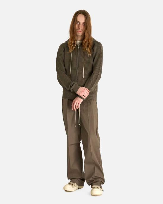  릭 오웬스 후드 티셔츠 지퍼 후드티 - RICK OWENS