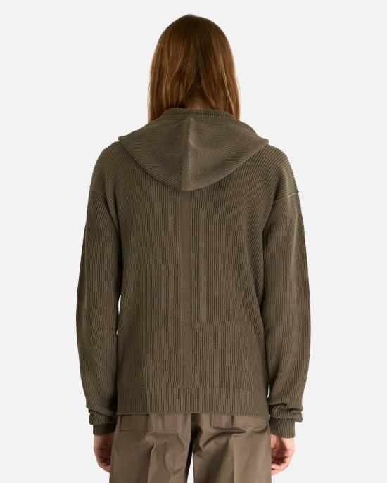  릭 오웬스 후드 티셔츠 지퍼 후드티 - RICK OWENS