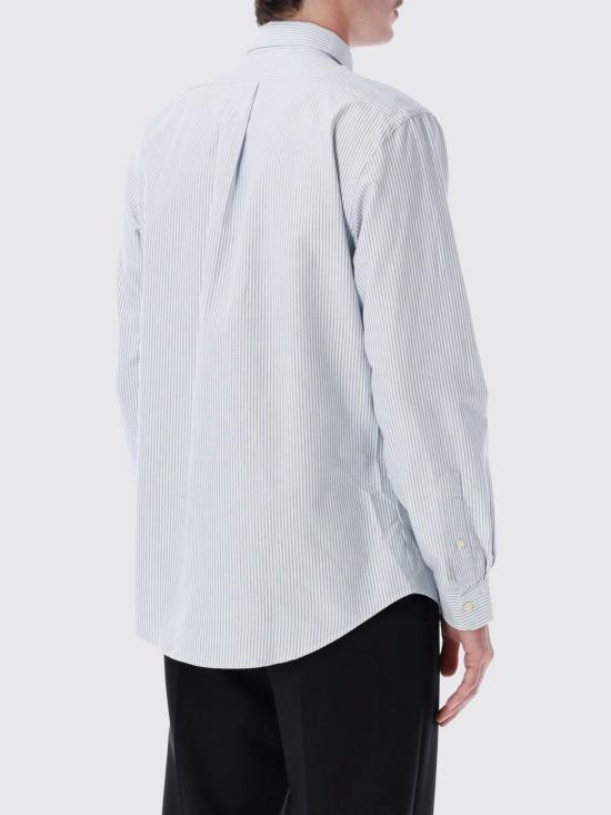26FW 폴로 랄프로렌 컬러 포니 자수 커스텀 핏 버튼 다운 셔츠 710792041 004 White - POLO RALPH LAUREN