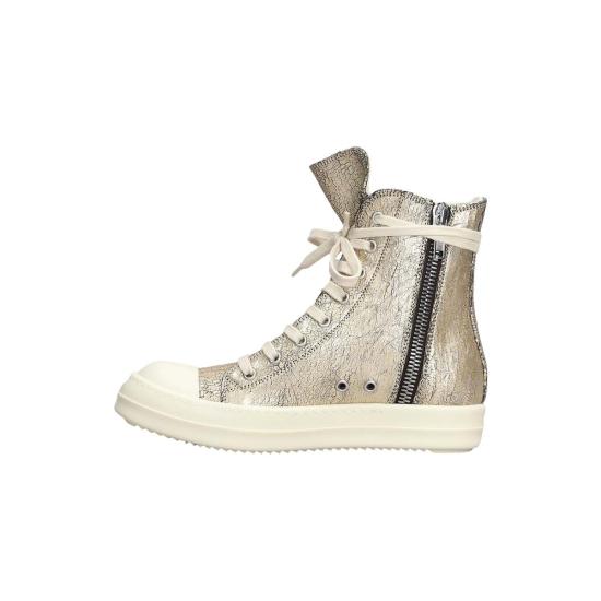  릭 오웬스 스니커즈 데님  골드/밀크 - RICK OWENS