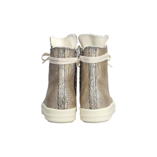  릭 오웬스 스니커즈 데님  골드/밀크 - RICK OWENS
