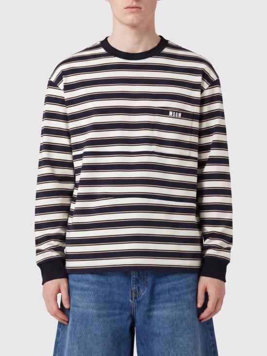 26SS 엠에스지엠 반팔 티셔츠 4040MM115D267019 02 Striped