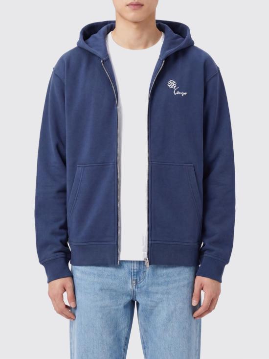 26FW 겐조 후드 티셔츠 FG65HO2714MJ 79 Blue