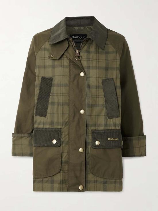  바버 자켓 모던 타탄 비드넬 캐주얼 재킷 더스키 그린 타탄 - BARBOUR