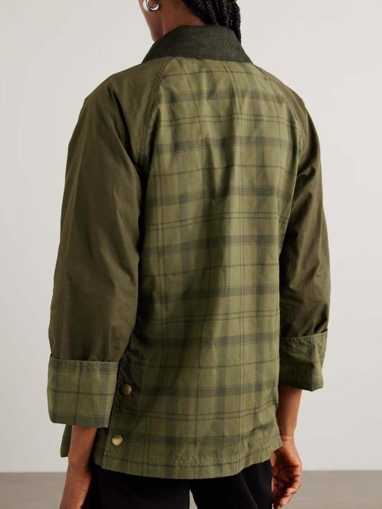  바버 자켓 모던 타탄 비드넬 캐주얼 재킷 더스키 그린 타탄 - BARBOUR