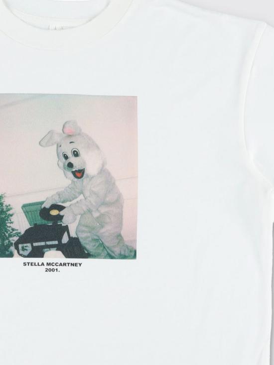 26FW [키즈] 스텔라 맥카트니 티셔츠 TZ8B01Z3931 100 White - STELLA MCCARTNEY