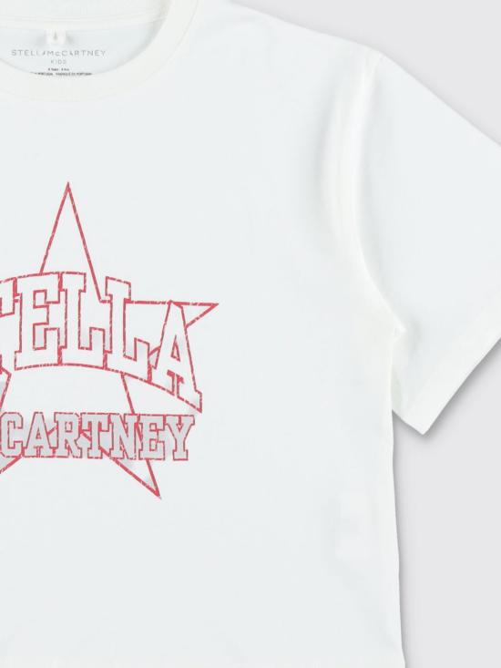 26FW [키즈] 스텔라 맥카트니 티셔츠 TZ8B11Z3931 100 White - STELLA MCCARTNEY
