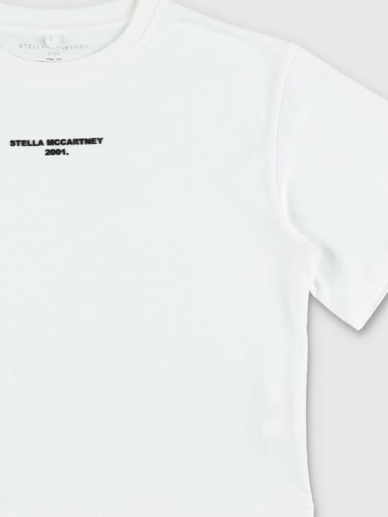 26FW [키즈] 스텔라 맥카트니 티셔츠 TZ8B91Z3931 100 White - STELLA MCCARTNEY