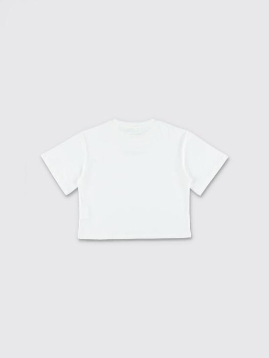 26FW [키즈] 스텔라 맥카트니 티셔츠 TZ8B91Z3931 100 White - STELLA MCCARTNEY