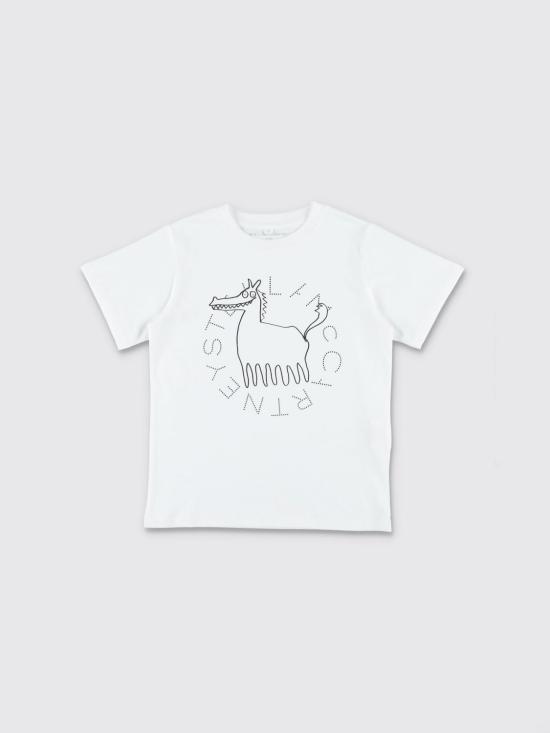 26FW [키즈] 스텔라 맥카트니 티셔츠 TZ8P41Z3931 100 White