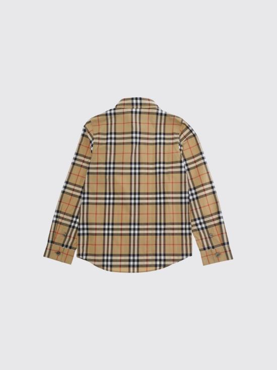 26FW [키즈] 버버리 셔츠 8117166 Beige - BURBERRY