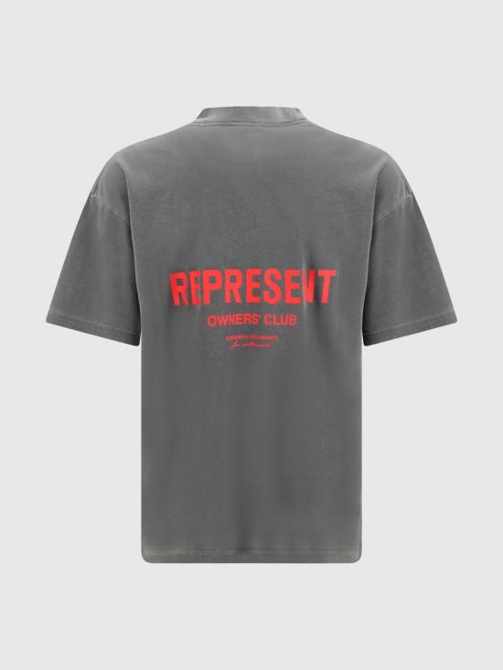 26FW 리프레젠트 반팔 티셔츠 OCM41114 WASHEDBLAC Black - REPRESENT