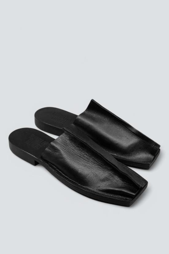  가브리엘라 콜 가먼츠 샌들 Gabriela Coll Garments No.7 오픈 토 바부쉬 블랙 - GABRIELA COLL GARMENTS