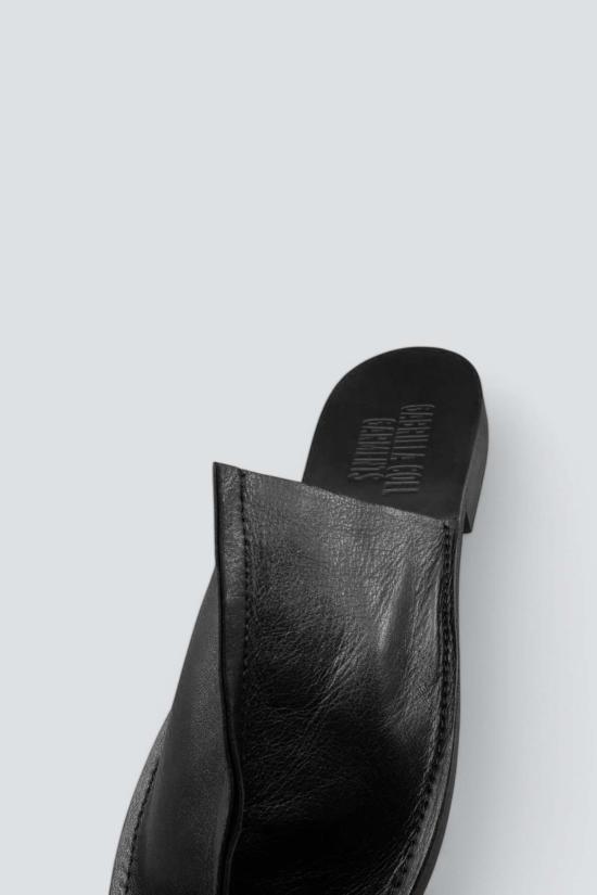  가브리엘라 콜 가먼츠 샌들 Gabriela Coll Garments No.7 오픈 토 바부쉬 블랙 - GABRIELA COLL GARMENTS