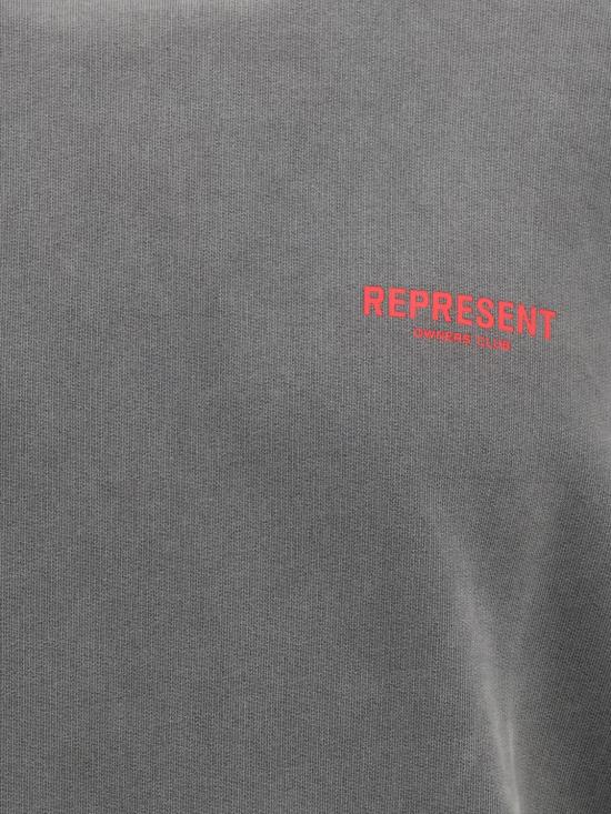 26FW 리프레젠트 후드 티셔츠 OCM41113 WASHEDBLAC Black - REPRESENT