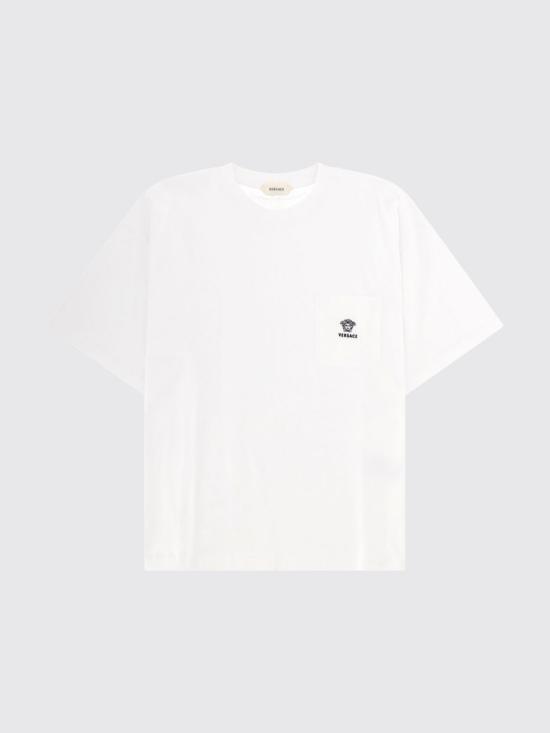 26SS 베르사체 반팔 티셔츠 10245741A17915 1W000 White - VERSACE