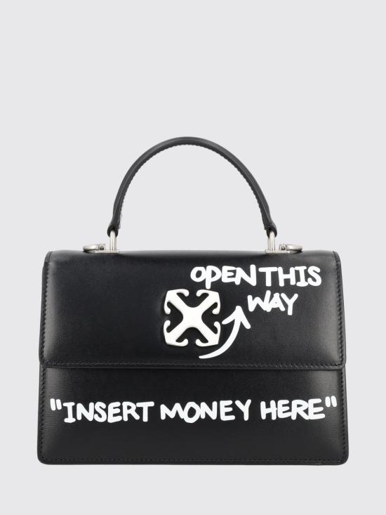 26SS 오프화이트 토트백 OWNP062C99LEA004 1001 Black