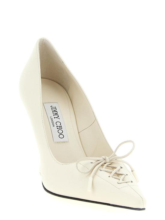  지미추 힐/펌프스 스칼렛 나파 포인티드 펌프스 화이트 - JIMMY CHOO