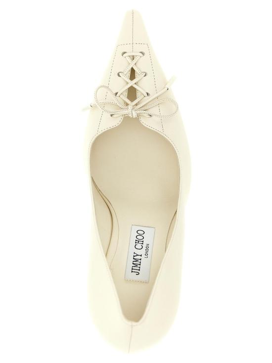  지미추 힐/펌프스 스칼렛 나파 포인티드 펌프스 화이트 - JIMMY CHOO
