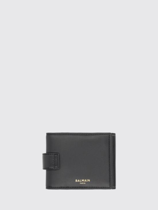 26SS 발망 남성지갑 GM1NE094LNAH 0PA Black - BALMAIN