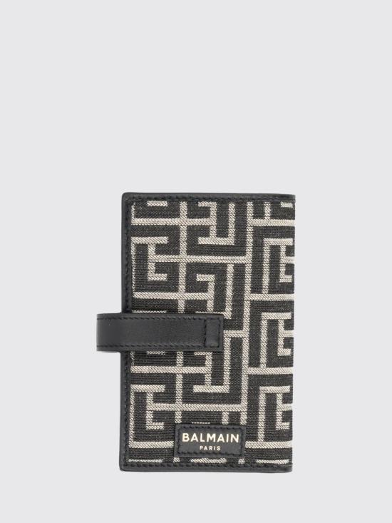 26SS 발망 남성지갑 GM1MG092TJQO GFE Black - BALMAIN