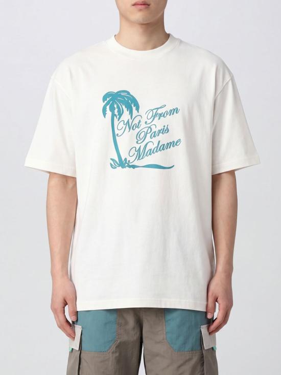 26SS 드롤드무슈 반팔 티셔츠 KTS297CO002 OW Beige