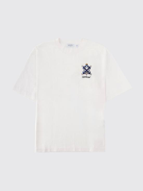 26SS 오프화이트 반팔 티셔츠 44MAA120S26J003 100 White - OFF WHITE