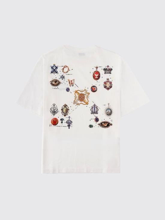 26SS 오프화이트 반팔 티셔츠 44MAA120S26J003 100 White - OFF WHITE